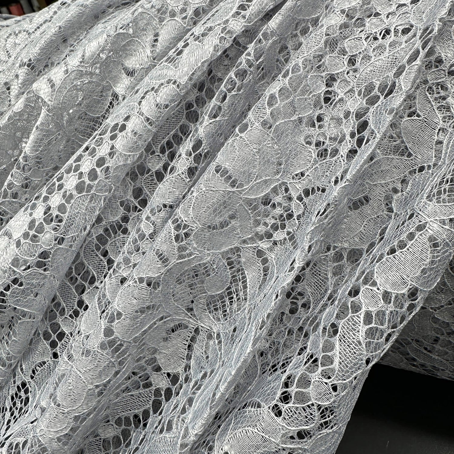 Sheer Curtains from French Lace gray