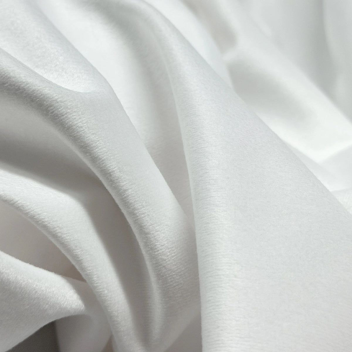 Velvet Panel Curtains Classic White, Long Custom Made for Modern Living Room Decor
