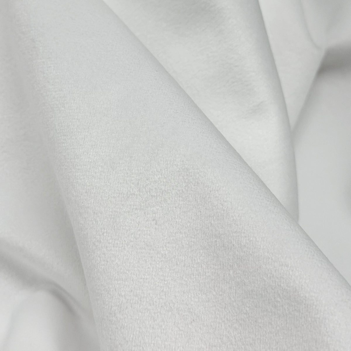 Velvet Panel Curtains Classic White, Long Custom Made for Modern Living Room Decor
