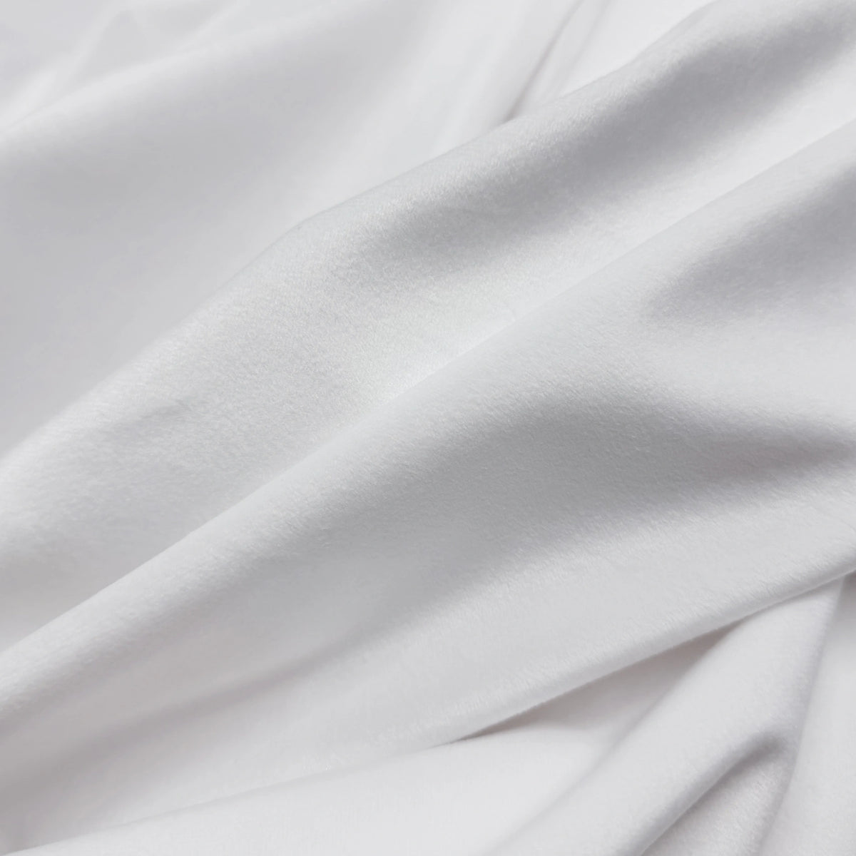 Velvet Panel Curtains Classic White, Long Custom Made for Modern Living Room Decor