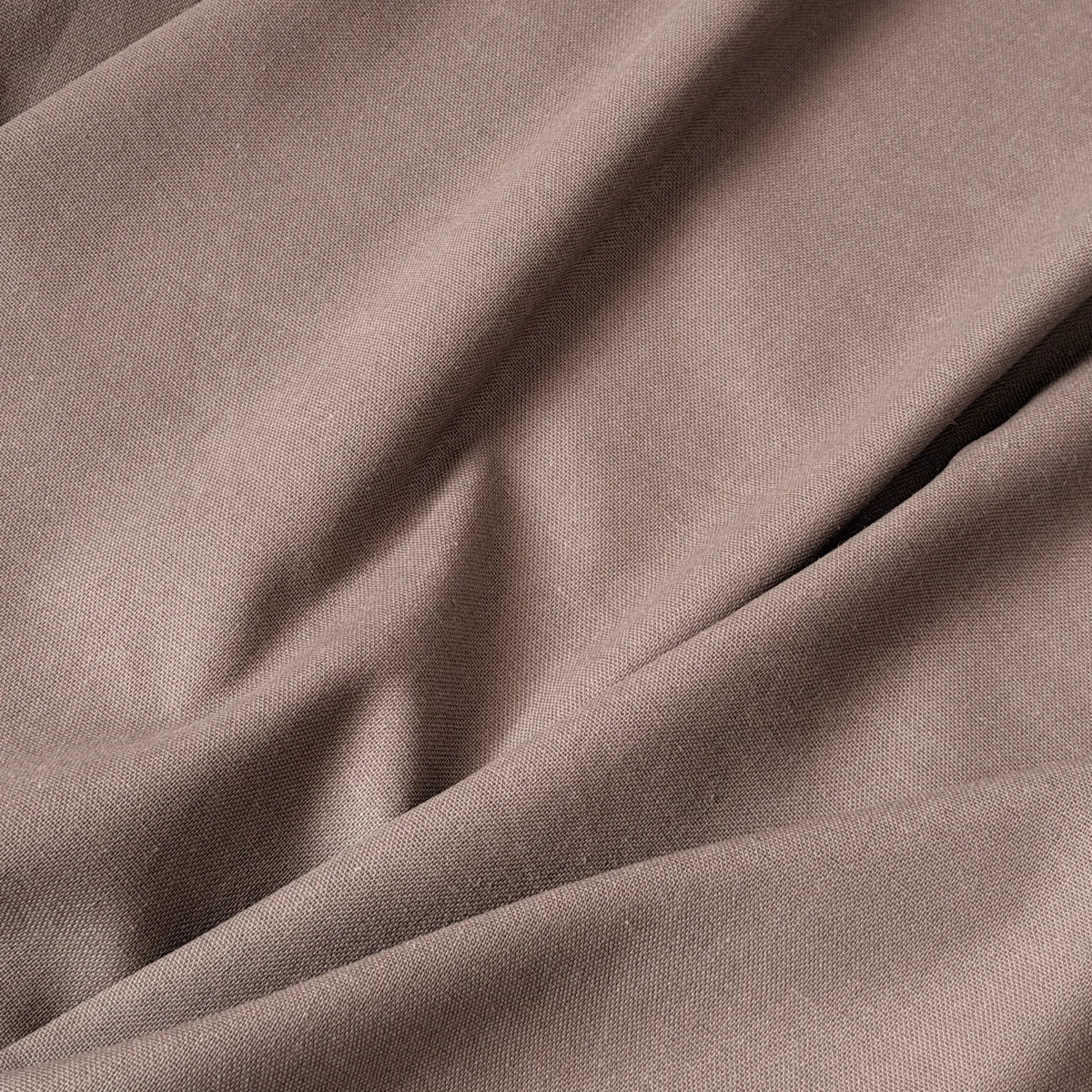 Linen Canopy Bed Curtains – Hollow Brown Viscose Linen Bed Drapes for Four Poster Bed