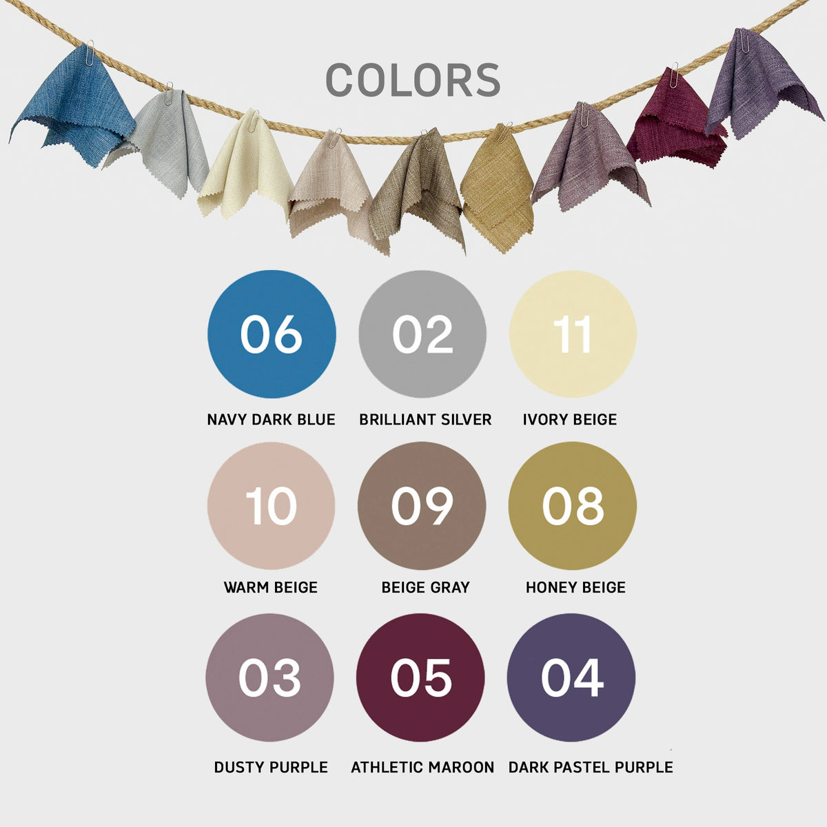 linen fabric colors for sink curtains