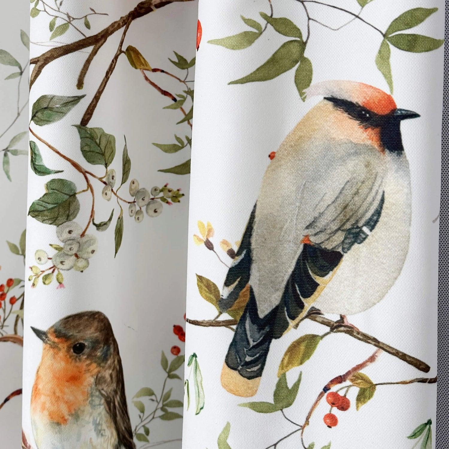 Kitchen Curtains fabric wth Birds 