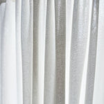 Custom Semi Sheer Linen Curtain for a Small Sidelight Window