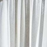 Custom Semi Sheer Linen Curtain for a Small Sidelight Window