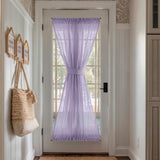 French Front Door Panel Curtains purple