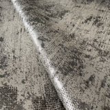 Jacquard Drapery Curtain Modern Abstract Patterned in Taupe Gray 