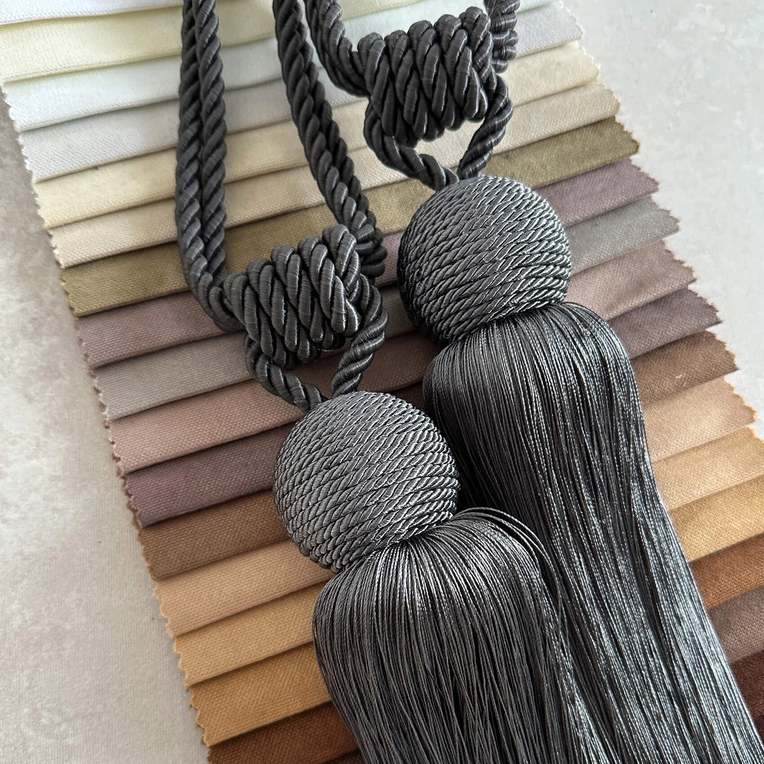 Tie Backs for Curtains from Rope