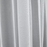 Tulle Curtains from White Fatin Fabric - Custom Semi Sheer Voile Curtains