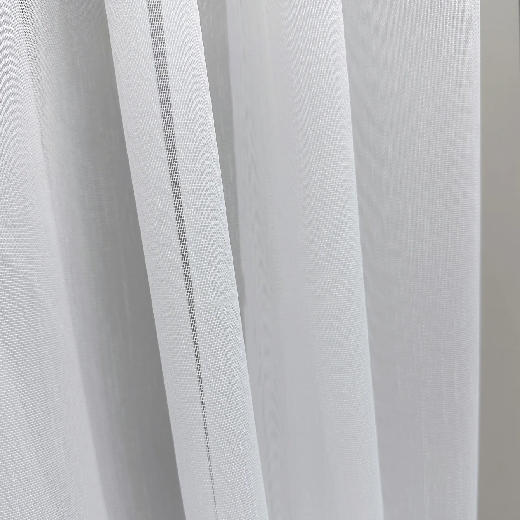 sheer curtains white