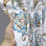 Window Covering Vintage Exotic Floral Patterned