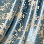 Curtains Modern Blue Gold Patterned