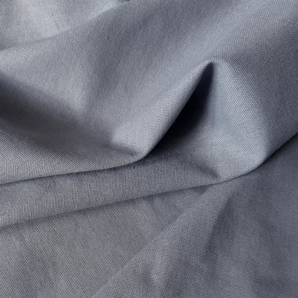 Linen Canopy Bed Curtains – Gray Drapes for Modern Farmhouse Four Poster Bed