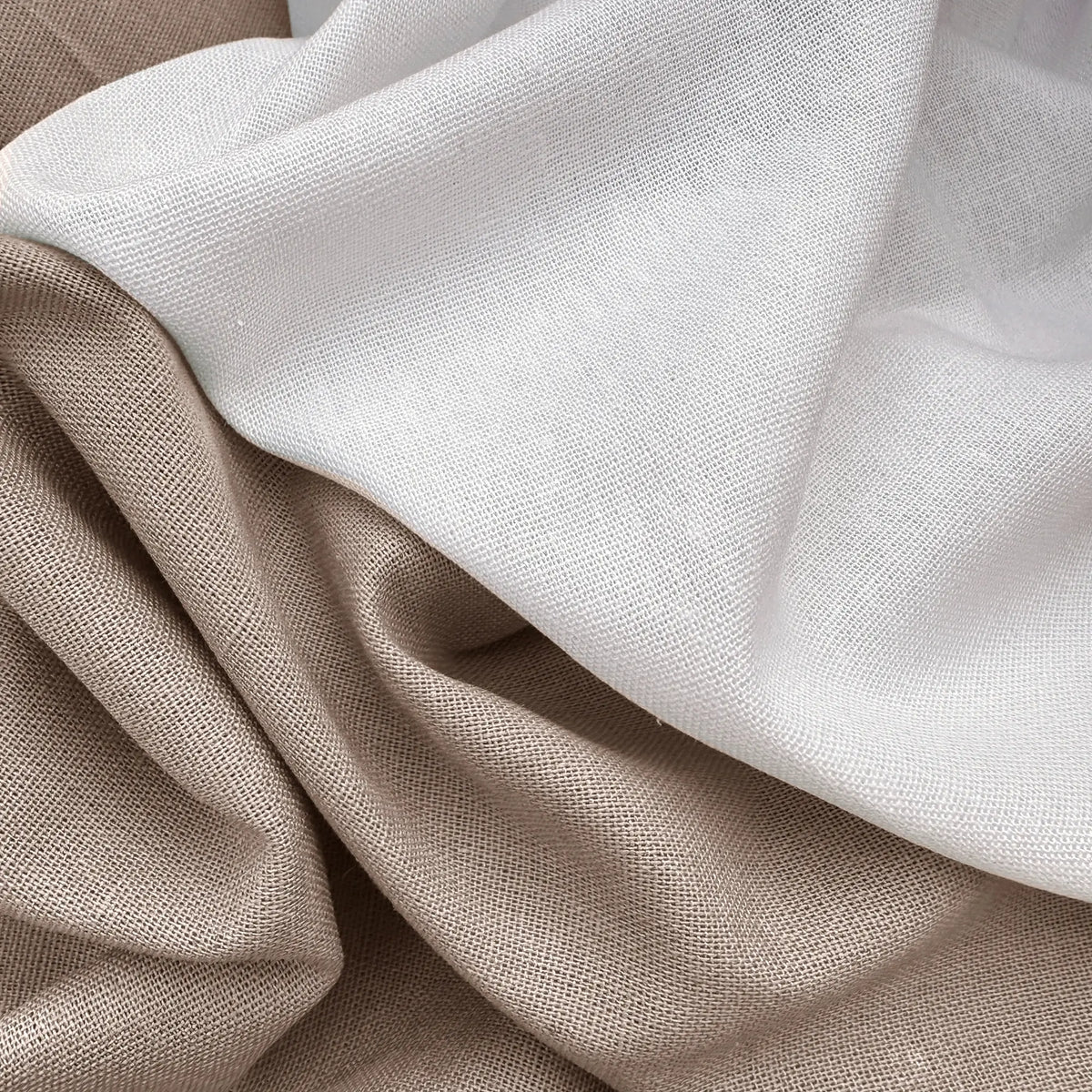 Custom Two Tone Ruffled Linen Tablecloth: For Oval, Round, Square Dining Tables