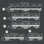 Hard Lace Window Curtains Decor,  Custom Original Curl Pelmet in Bohemian Style