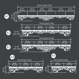 Hard Lace Window Curtains Decor,  Custom Original Curl Pelmet in Bohemian Style