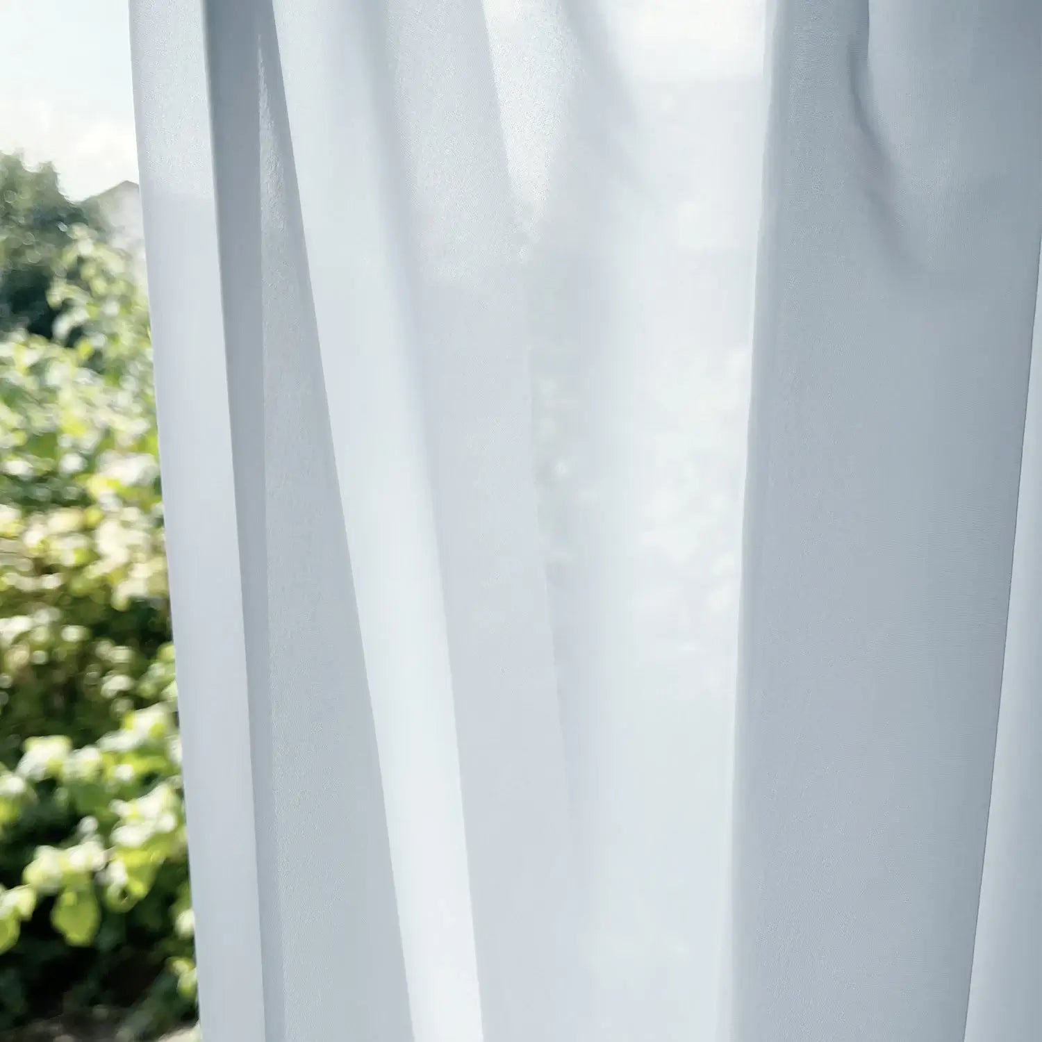 Sheer Voile Tulle white