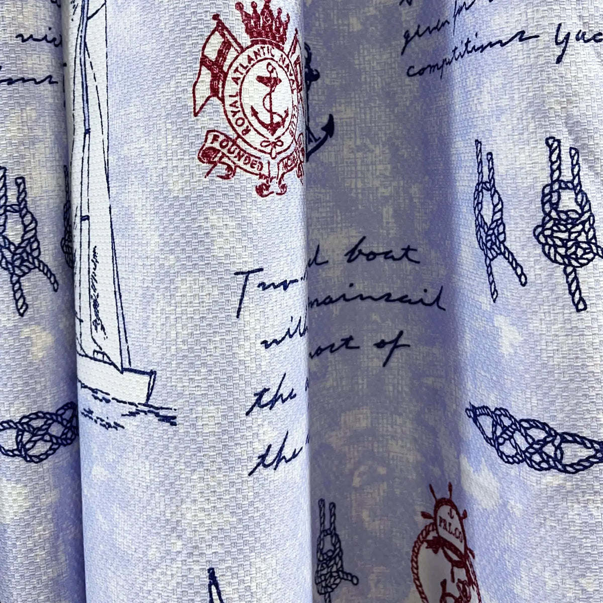 Curtains Cute Ocean Theme for Boys Bedroom, Custom Length Home Linen 