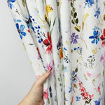 Floral Curtains for Kids Bedroom, Nursery, Custom Made Light Colorful 