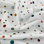 fabric for Curtains Funny Colorful Polka Dot for Kids Room