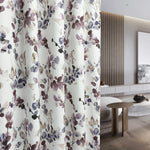 Cottage Curtains Floral Patterned with Watercolor Branches for Home Windows Decor