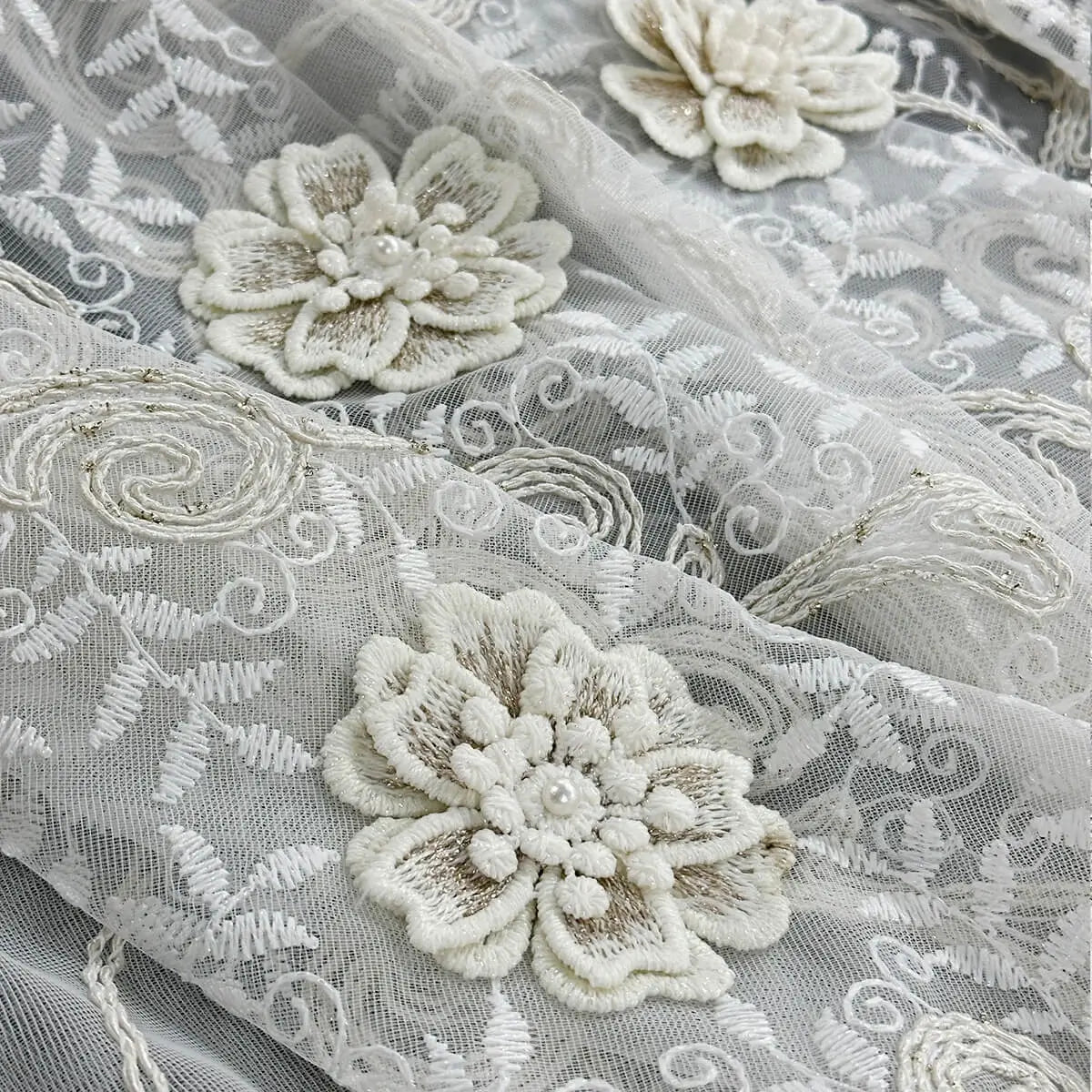 Elegant Lace Sheer Curtains