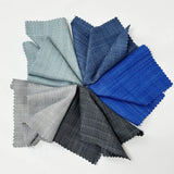 Linen fabric pieces for  Shower Curtain Panel 