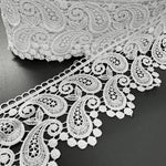 Lace Trim Cotton Guipure  in style of Turkish Сucumber 