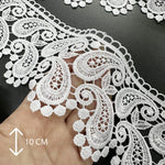 Lace Trim Cotton Guipure  in style of Turkish Сucumber 