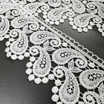 Lace Trim Cotton Guipure  in style of Turkish Сucumber 