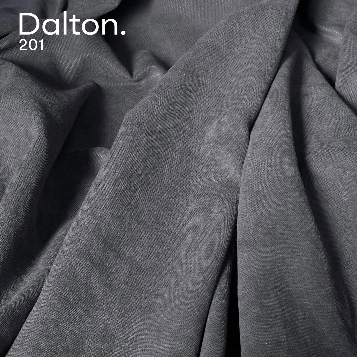 Velveteen Solid Curtain Panel, Dalton Soft Bedroom Drape in Gray/Black Color