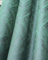 Curtains Custom Green with a Rich Texture, Modern Luxury Art Deco Style