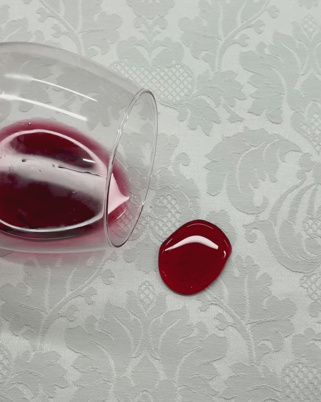 Luxury White Tablecloth Waterproof Wipeable, Linen Victorian Damask Table Cover