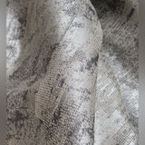 Jacquard Drapery Curtain Modern Abstract Patterned in Taupe Gray 