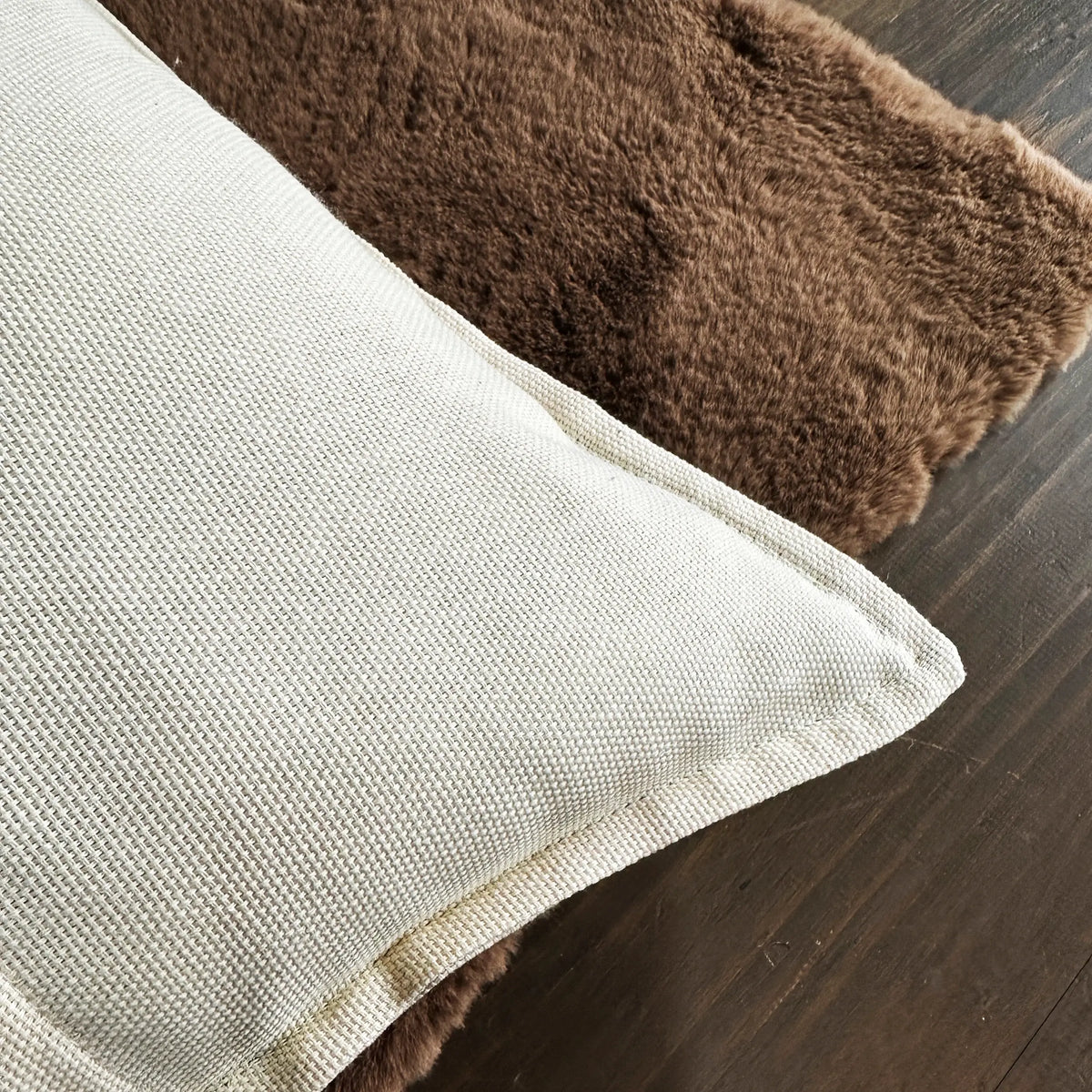Pillow Cover white linen