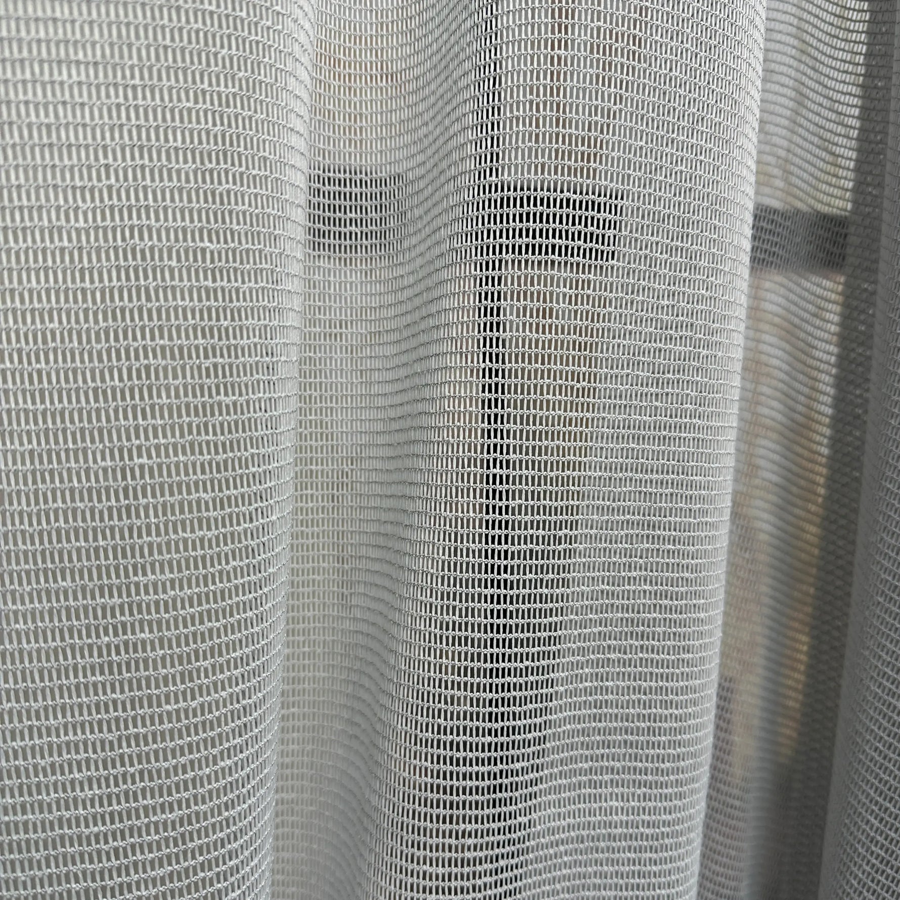 Close-up of a textured gray curtain Scratch Resistant, Anti Claw Cat Proof 