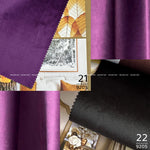 Velvet Panel Curtains Custom Blackout