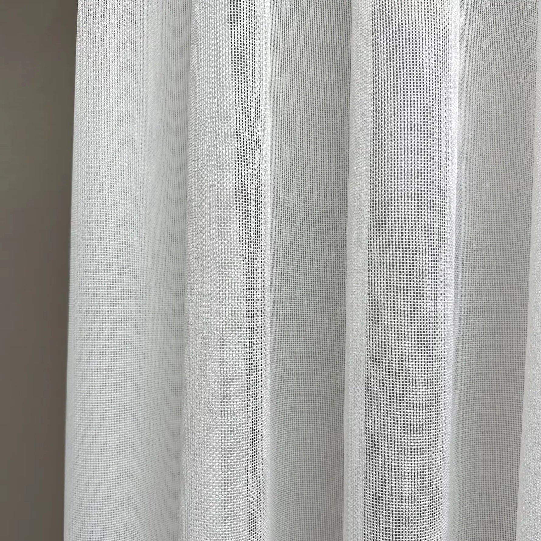 Sheer Curtains White Anti Claw and Pet Friendly, Custom Simple Solid Sheer 