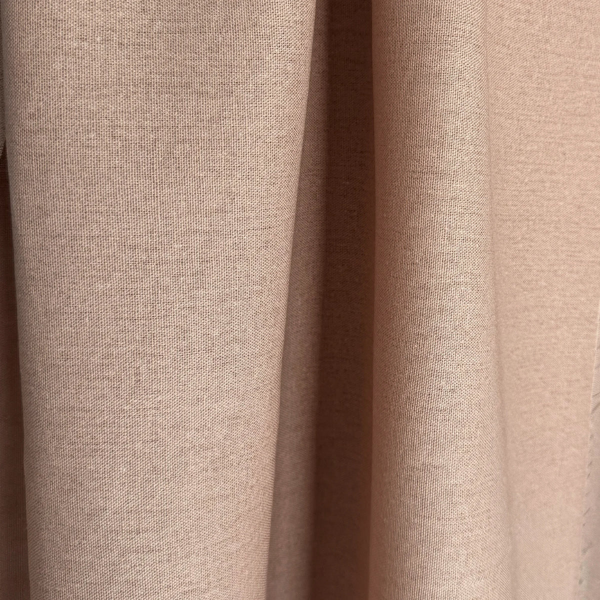 Linen Canopy Bed Curtains – Warm Taupe Viscose Linen Bed Drapes for Four Poster Bed